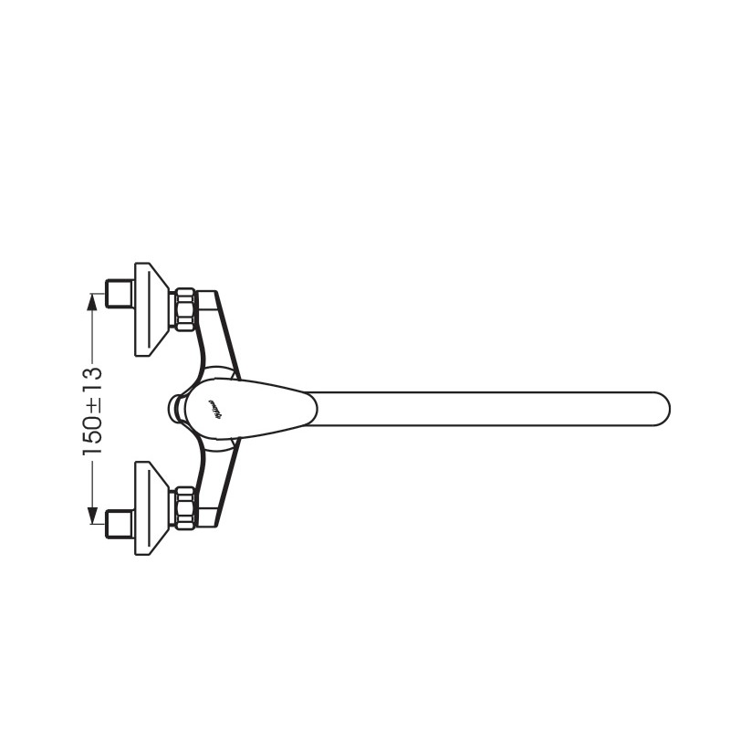 Смеситель для ванны/душа VIDIMA ORION BA005AA-68-BA005AA-Смеситель ...