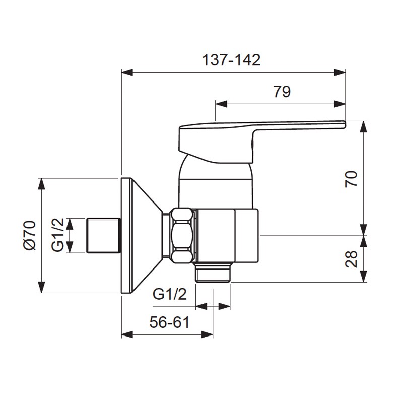 Смеситель для душа VIDIMA LOGIK BA278AA-91-BA278AA-Смеситель ...