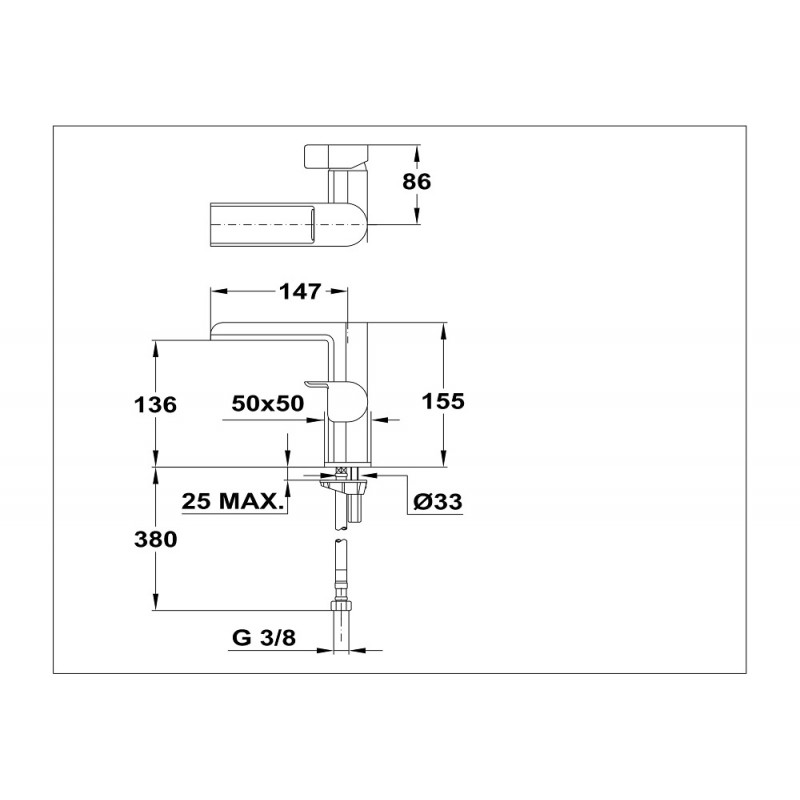 Смеситель для умывальника TEKA 623310210-910-623310210-Смеситель для ...