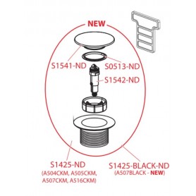 Клик-клак к новому съемному донному клапану AlcaPLAST S1542-ND