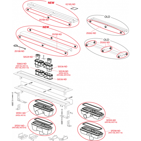 Шайба пластиковая для APZ6, Alcadrain (AlcaPLAST), Z0789-ND