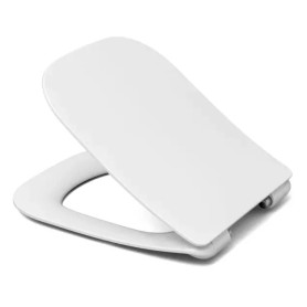 Сиденье "Санторин" дюропласт ,С4501Н стальное крепление,с микролифтом ,тэйк офф,белый, HARO, 539704