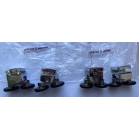 Ролики двойные BS080.1201A/BS090.1201A/BS100.1201A/BS080.2202A/BS090.2202A/BS100.2202A (2 верхних + 2 нижних), BRAVAT, NPB1222