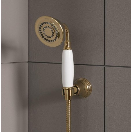 Лейка ручного душа для душевой системы ART/круглая, золото, BRAVAT, 5F0M0159BAF